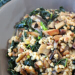 Fregula con cavolo nero e funghi cardoncelli