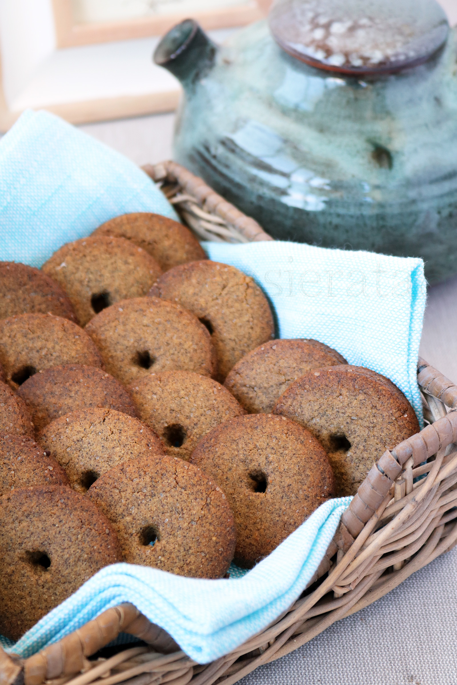Biscotti rustici alle tre farine