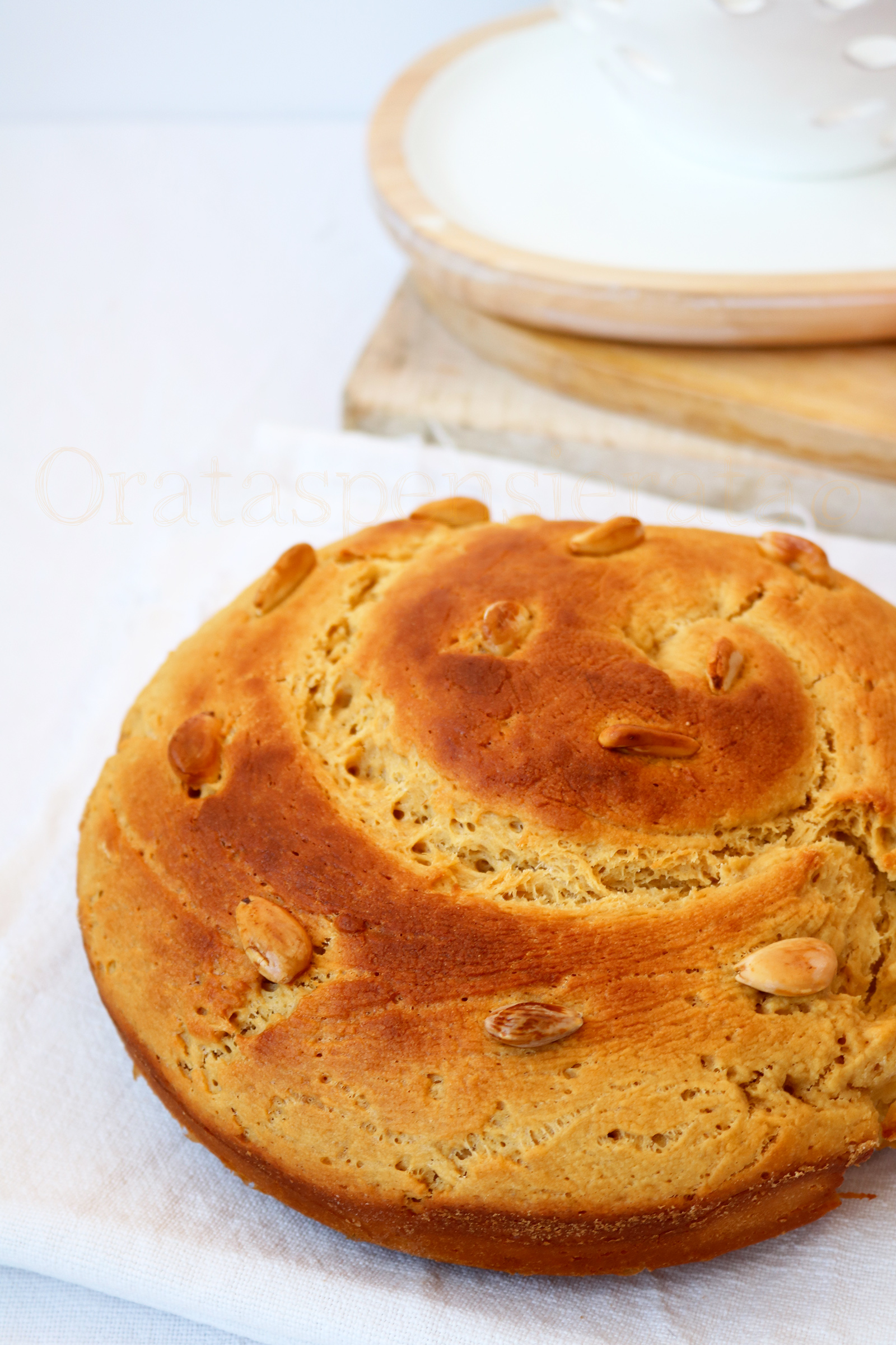 brioche di semola (con gelatina di mandarini)