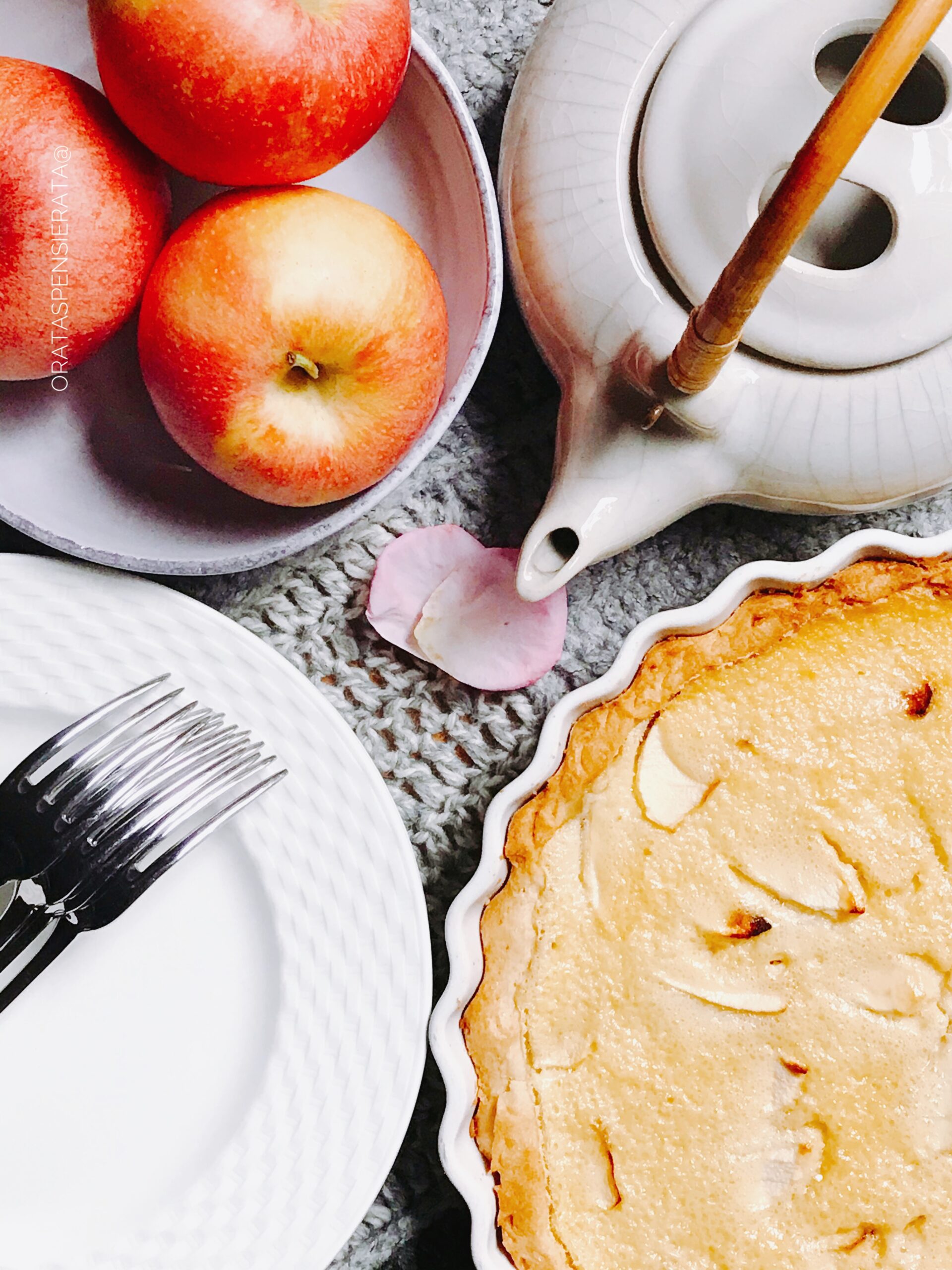Crostata di mele all'alsaziana