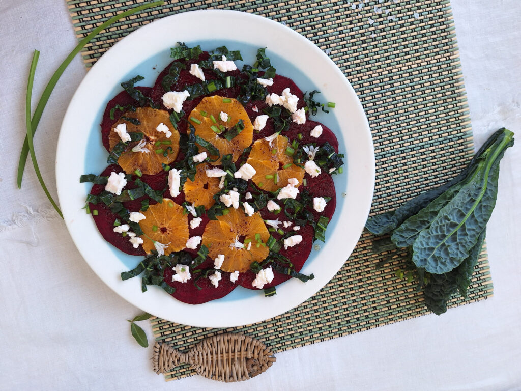 Insalata di barbabietole e arance