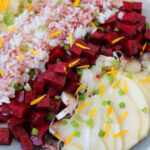 insalata di riso scomposta