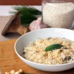 Risotto ai funghi e Taleggio con le nocciole