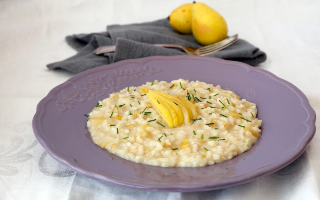 Risotto con pere e Gorgonzola