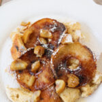 Apfelschmarren (o frittata dolce alle mele) con le castagne