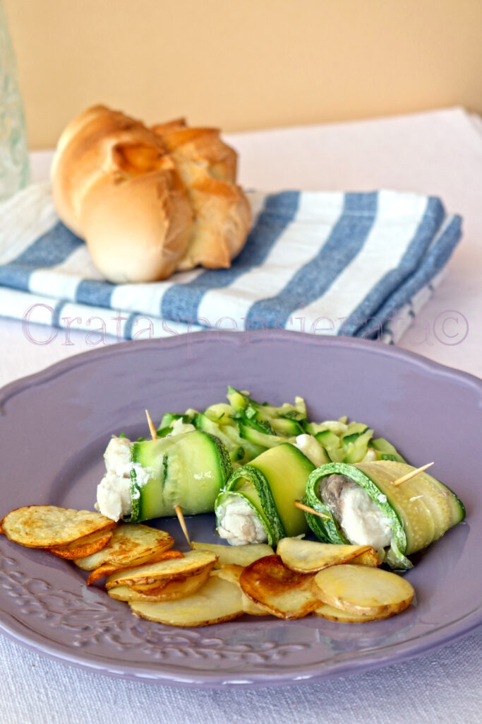 bocconcini di dentici e zucchine