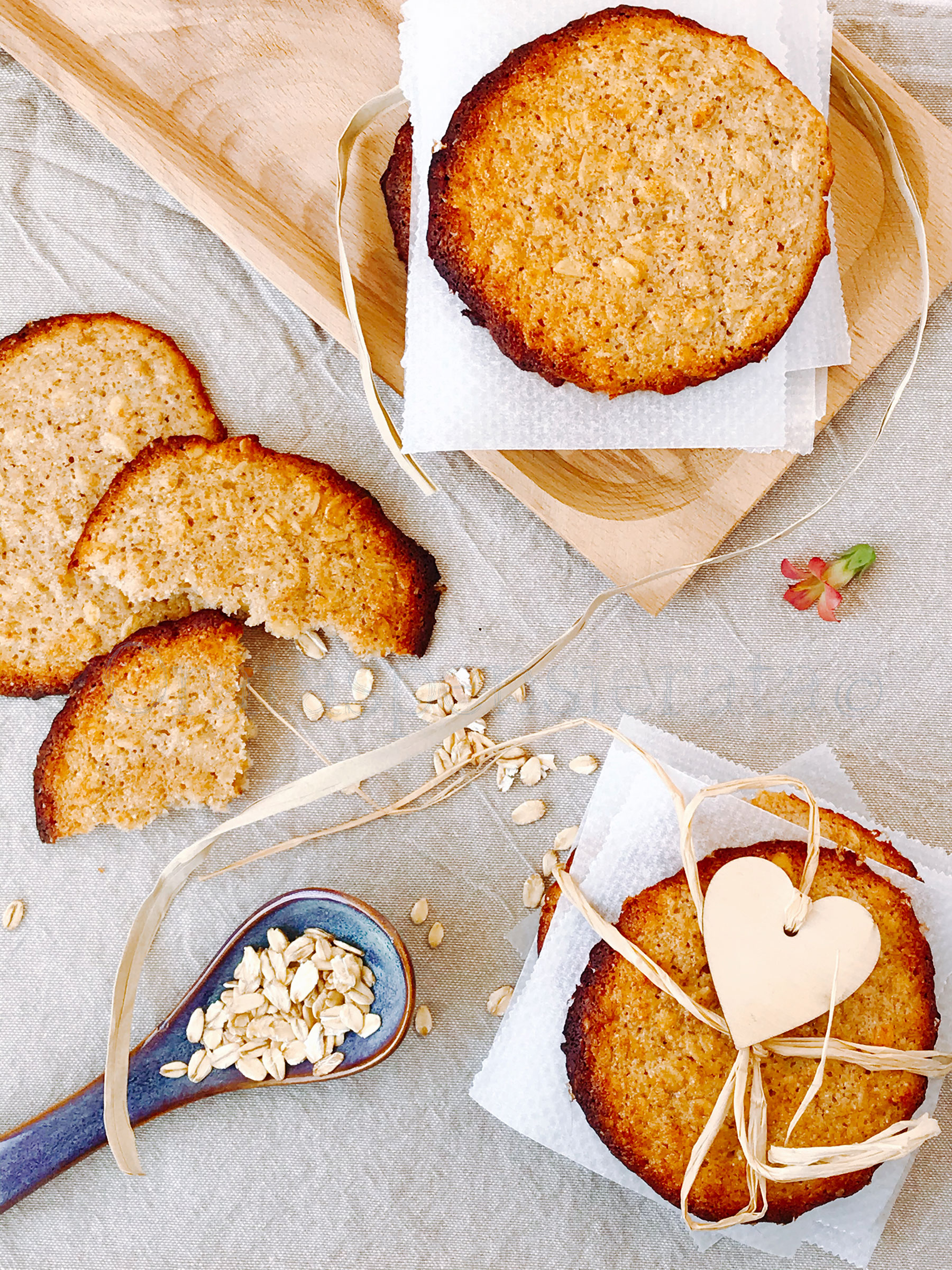 cialde all'avena e miele