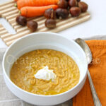 minestra di carote e castagne