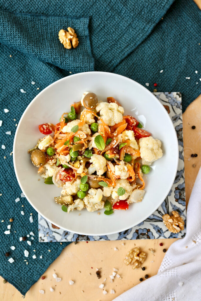 insalata di cavolfiore della mezza stagione