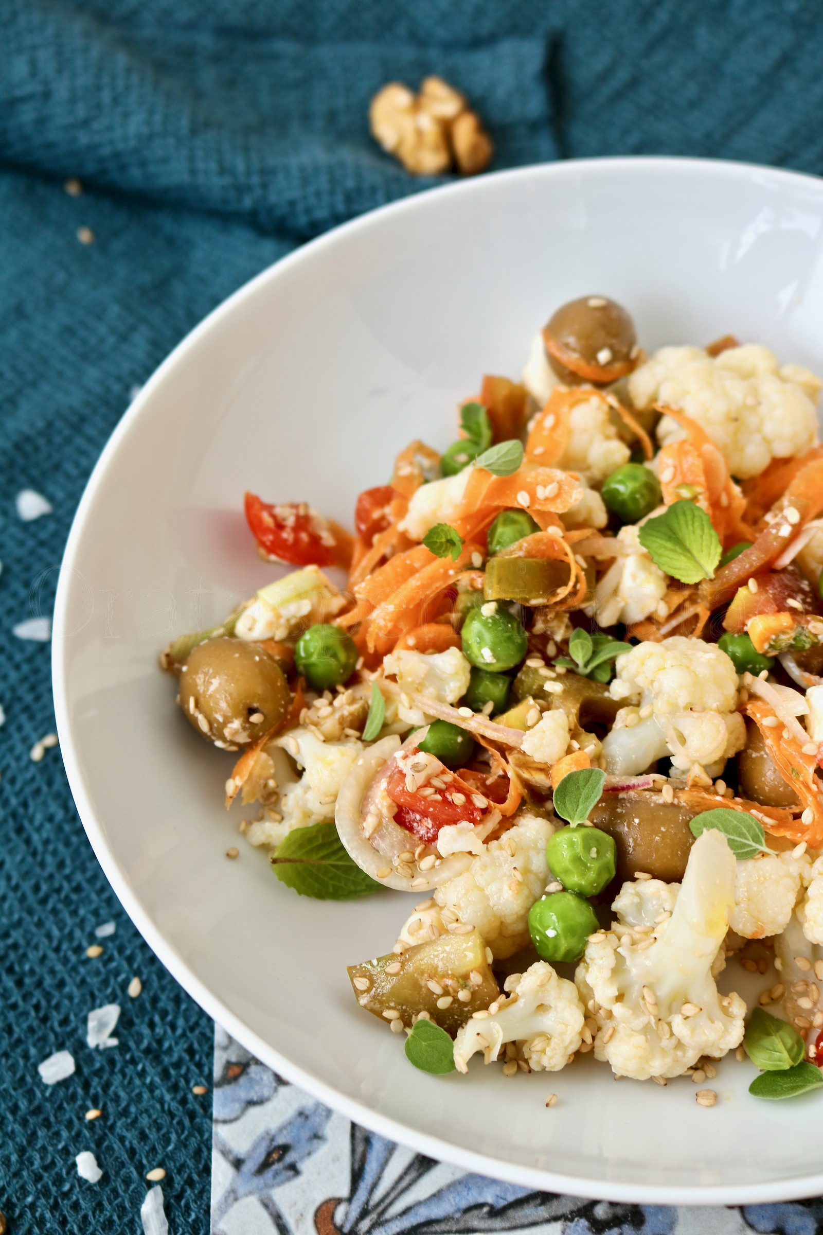 insalata di cavolfiore della mezza stagione