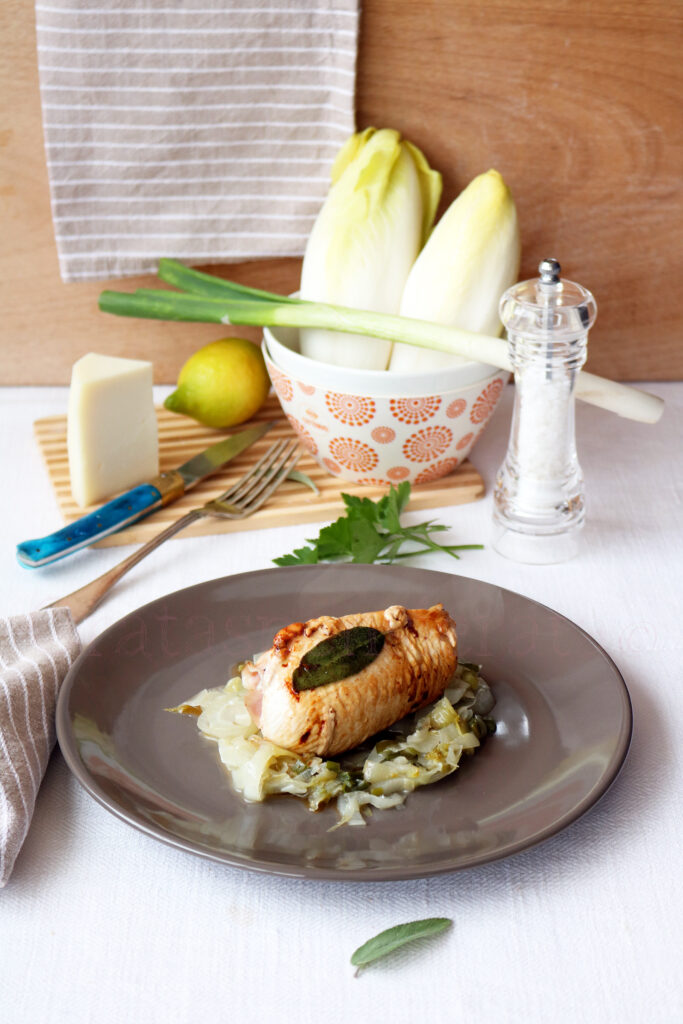 Involtini di tacchino con formaggio di capra
