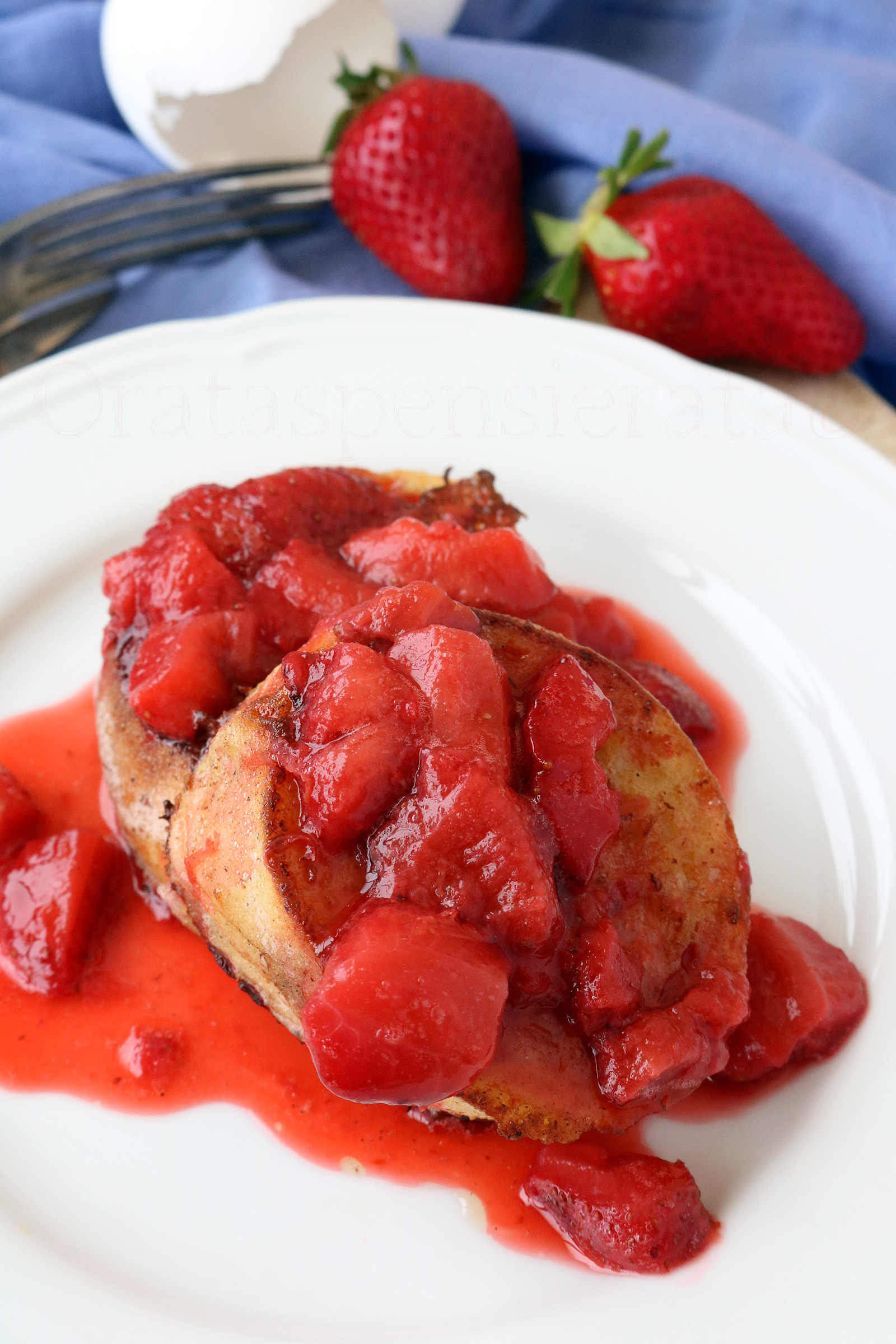 pain perdu alle fragole
