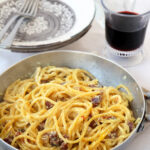 Spaghetti al prosciutto al profumo di finocchie