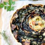 torta salata con pasta allo za'atar