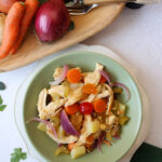 Insalata tiepida di gallina (o di pollo) alla mostrada