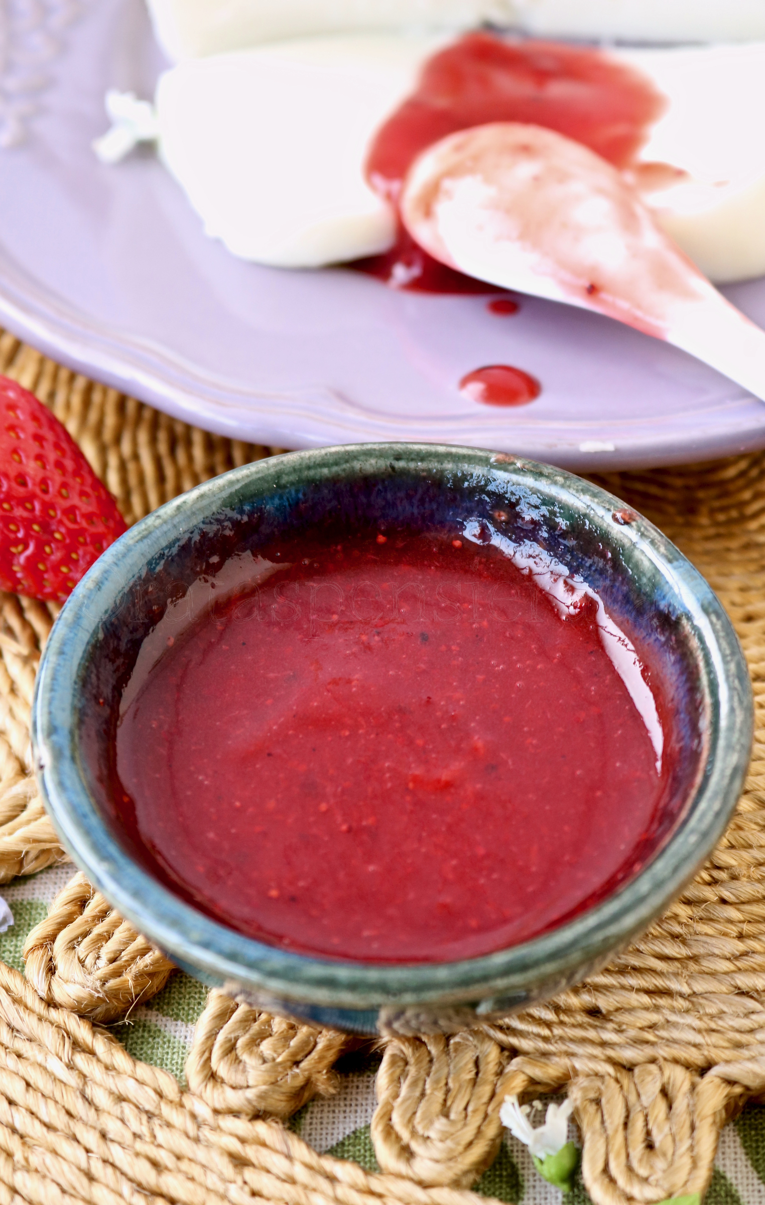composta agrodolce di fragole