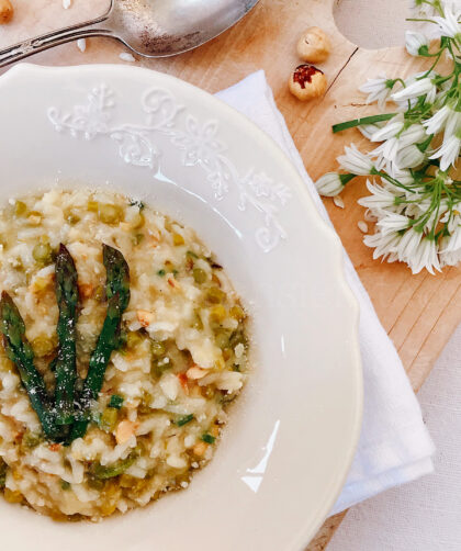 Risotto agli asparagi & nocciole